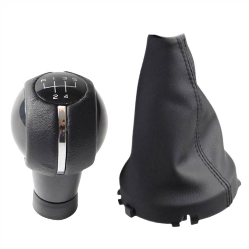 Schaltknaufkopf Automatik Kompatibel Mit Mini Für Cooper F54 F55 F56 F57 F60 5/6-Gang-Schaltgetriebe Auto-Styling Schaltknauf Hebel Stick Stift Gaitor Kofferraumabdeckung Kragen(2pcs 5 speed black) von YPLVWSOYQ