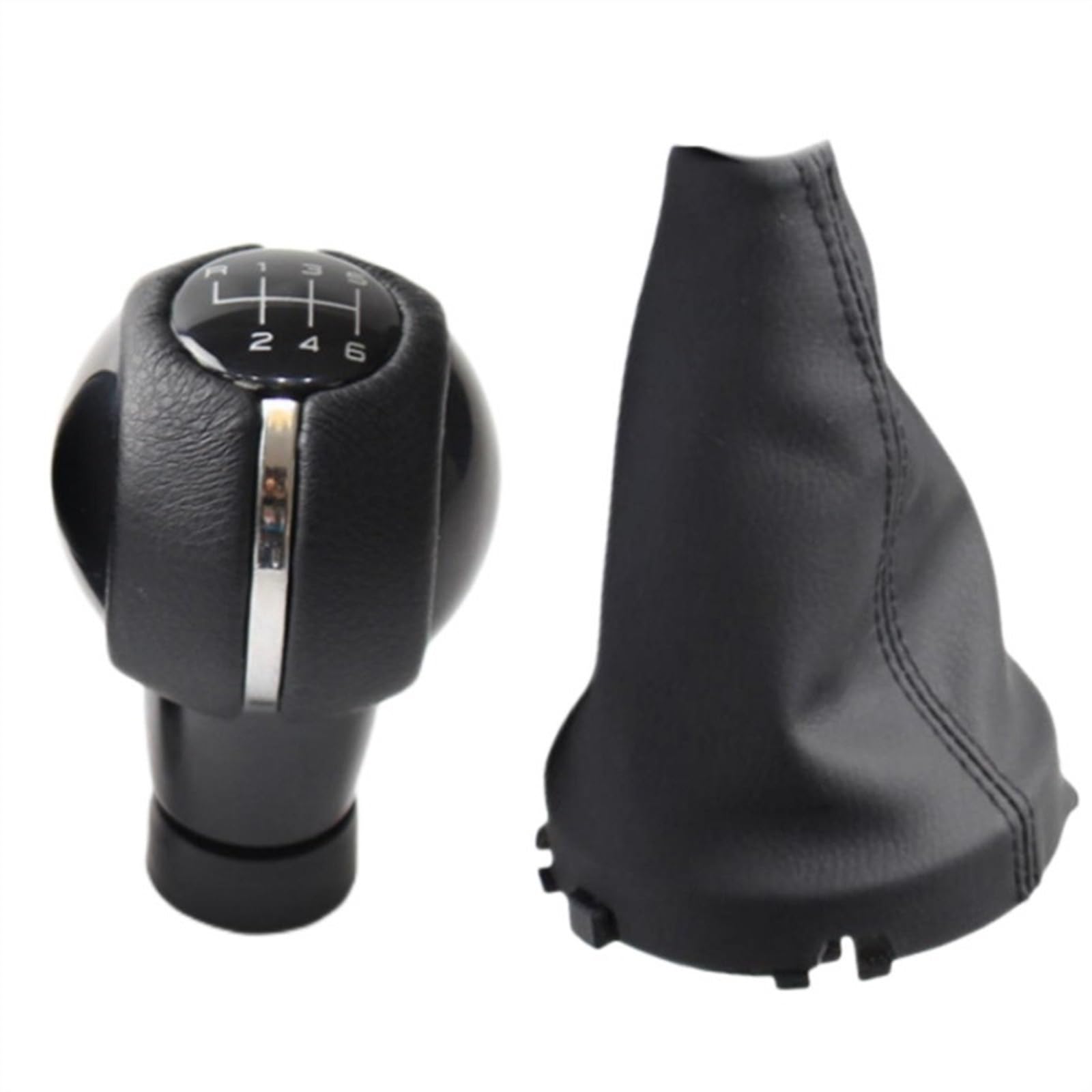 Schaltknaufkopf Automatik Kompatibel Mit Mini Für Cooper F54 F55 F56 F57 F60 5/6-Gang-Schaltgetriebe Auto-Styling Schaltknauf Hebel Stick Stift Gaitor Kofferraumabdeckung Kragen(2pcs 6 speed black) von YPLVWSOYQ