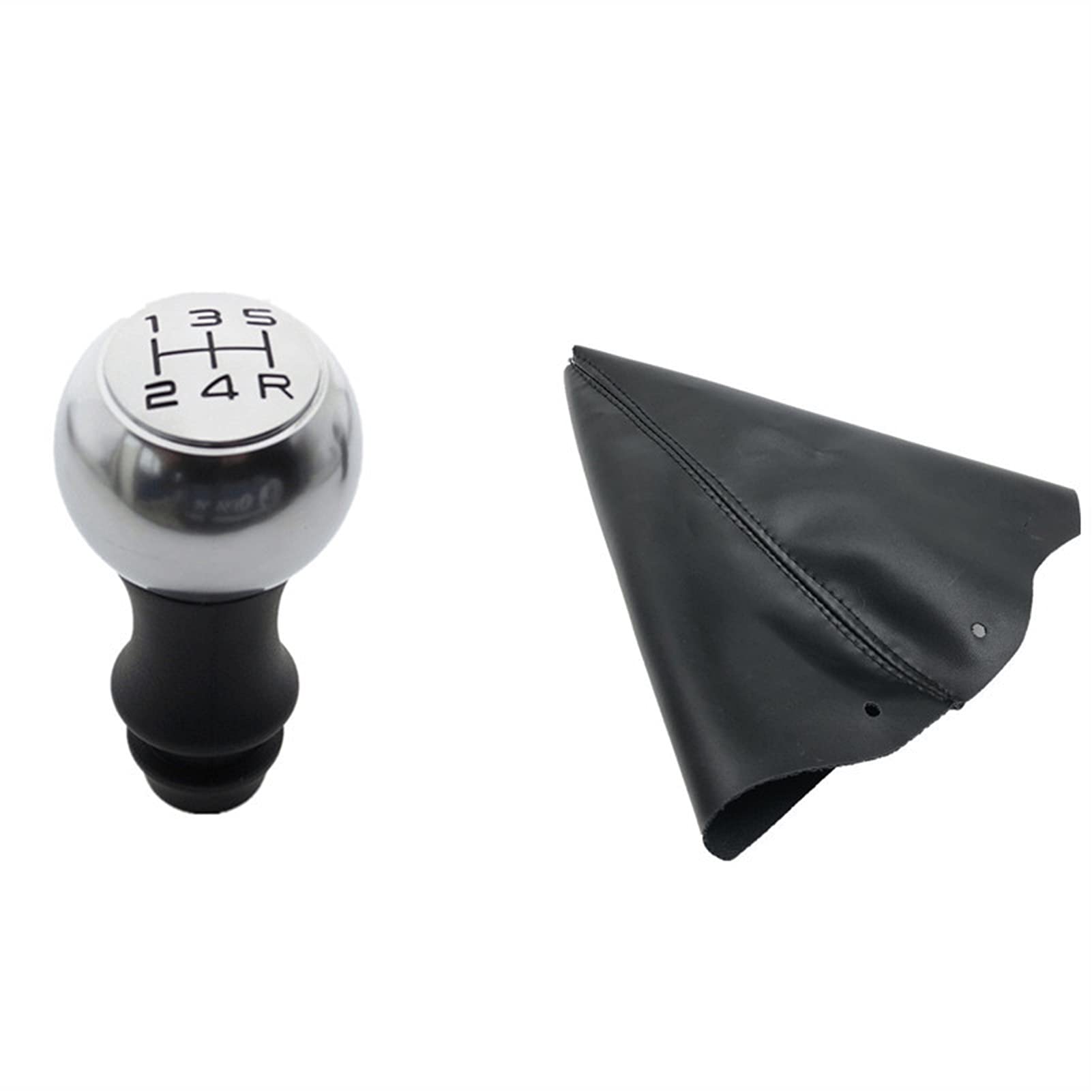 Schaltknaufkopf Automatik Kompatibel Mit Peugeot 307 308 408 2008 206 207 208 301 3008 Autozubehör Schaltknauf 5-Gang-Schalthebel Mit Gaitor Gamasche Kofferraumabdeckung(Gear Knob and Cover) von YPLVWSOYQ