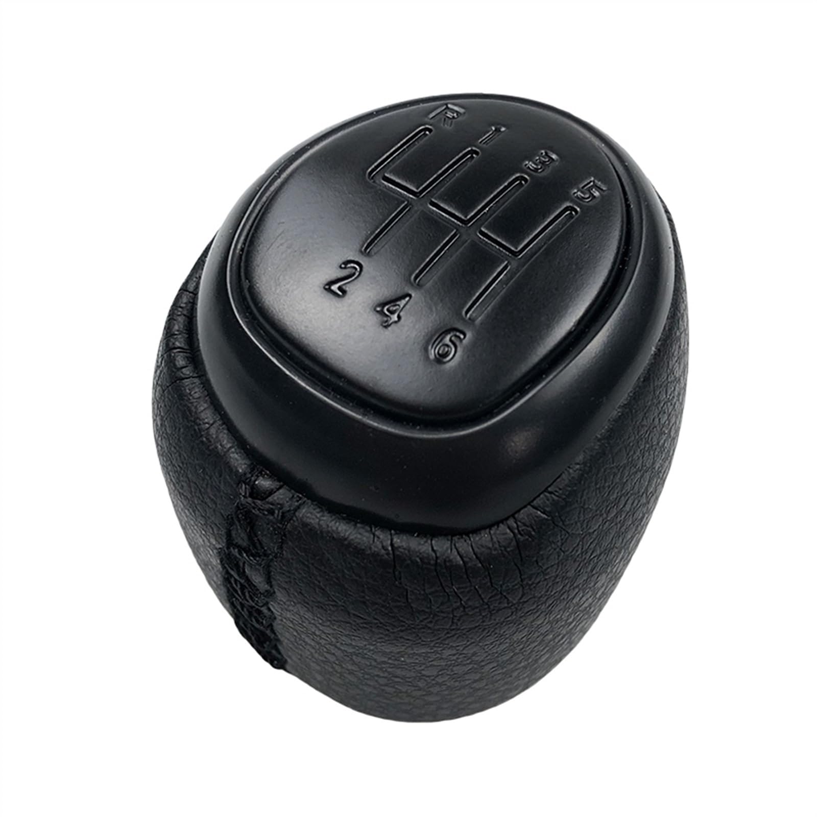 Schaltknaufkopf Automatik Kompatibel Mit SAAB 9-3 SS 2003–2009 2010 2011 2012 5/6-Gang-Schaltknauf Gamasche Kofferraumabdeckung Gehäusekragen Auto-Styling-Zubehör Hebel-Schaltstift(6 Speed Black) von YPLVWSOYQ