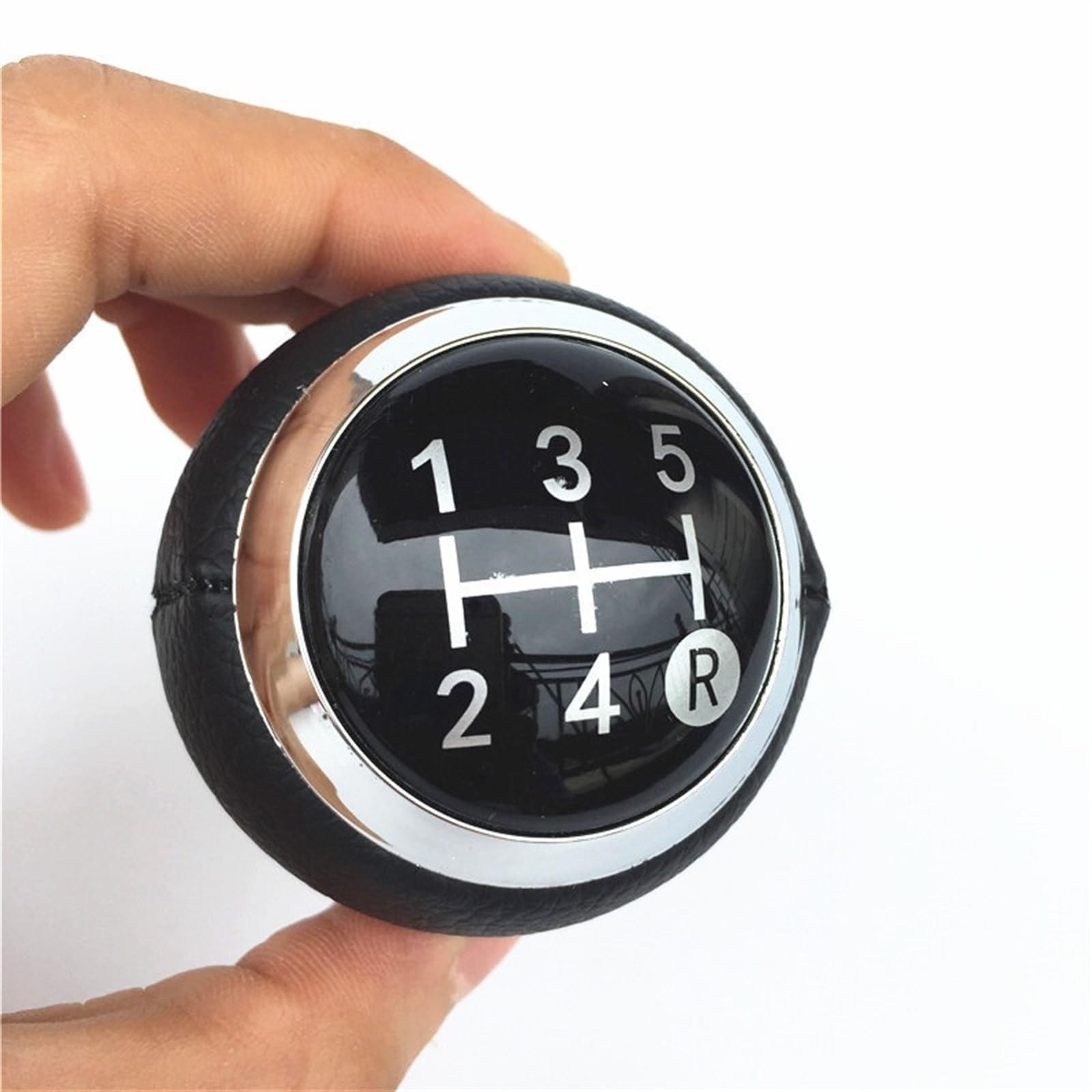 Schaltknaufkopf Automatik Kompatibel Mit Toyota Für Corolla 1.8MT 2007 2008 2009 2010 2011 2012 2013 5 6-Gang-Schaltgetriebe Automodellierungszubehör Schaltknauf Schalthebelkopfkappenabdeckung(Black C von YPLVWSOYQ