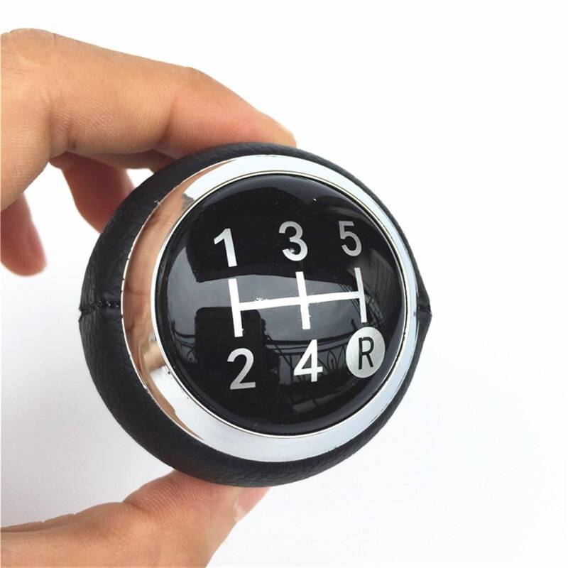 Schaltknaufkopf Automatik Kompatibel Mit Toyota Für Corolla 1.8MT 2007 2008 2009 2010 2011 2012 2013 5 6-Gang-Schaltgetriebe Automodellierungszubehör Schaltknauf Schalthebelkopfkappenabdeckung(Black C von YPLVWSOYQ