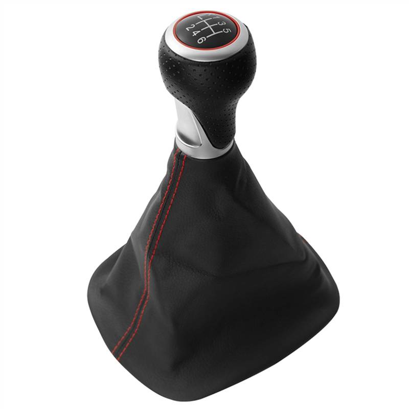 Schaltknaufkopf Automatik Kompatibel Mit VW Für Passat B5 B5.5 1998 1999 2000 2001 2002 2003 2004 5/6-Gang-Schaltknauf Für Manuelles Auto, Schaltknauf, Schalthebelmanschette, Kofferraumabdeckung(Model von YPLVWSOYQ