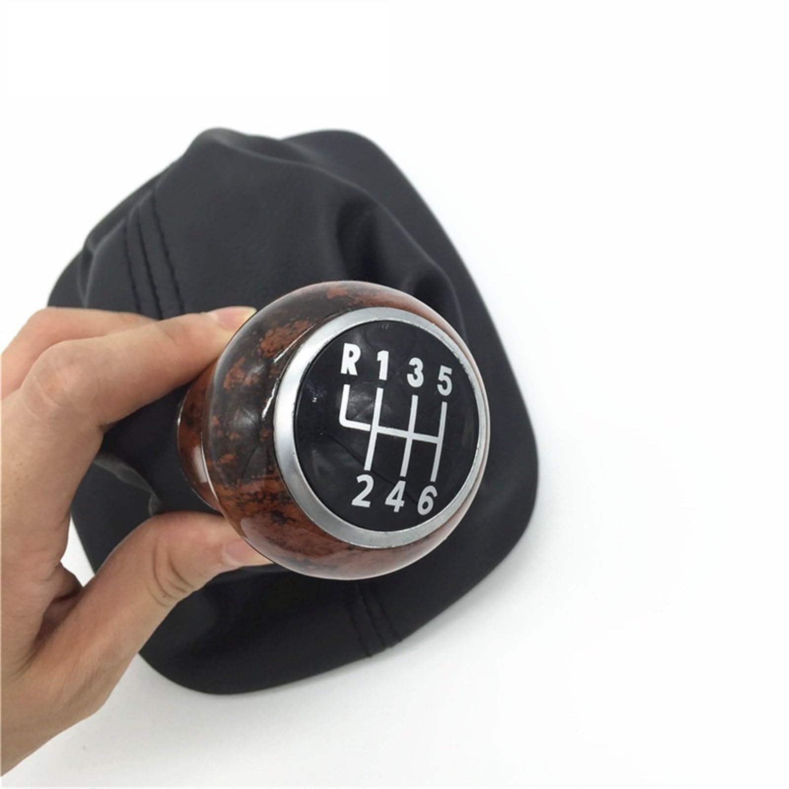Schaltknaufkopf Automatik Kompatibel Mit VW Für Passat B5 B5.5 1998 1999 2000 2001 2002 2003 2004 5/6-Gang-Schaltknauf Für Manuelles Auto, Schaltknauf, Schalthebelmanschette, Kofferraumabdeckung(Model von YPLVWSOYQ