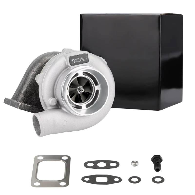 YPLVWSOYQ Abgasturbolader Kompatibel Mit Allen 4/6-Zyl.-Motoren Mit 2,5 Bis 3,0 L. GT30Boost Für Bis Zu 500 PS. GT3037 GT3076 T3.82 A/R Für Turbo/Turbolader-Kompressor von YPLVWSOYQ