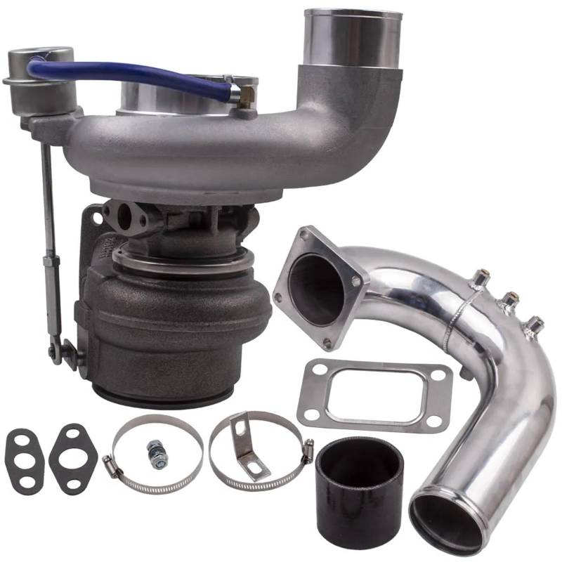 YPLVWSOYQ Abgasturbolader Kompatibel Mit Cummins Truck DP, Für Leyland Mit 6BTA-Motor 2003 2004 Turbinen-Turbolader-Ansaugkrümmer-Kompressor-Turbolader 4035044,4955452 von YPLVWSOYQ