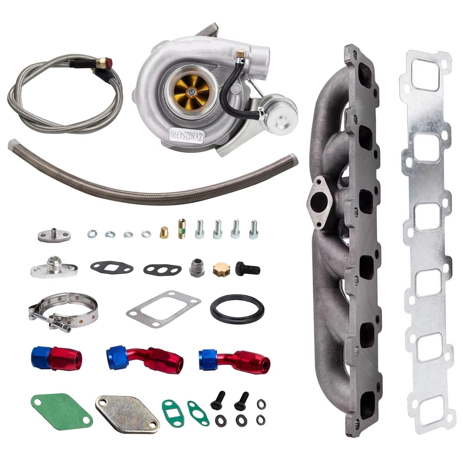 YPLVWSOYQ Abgasturbolader Kompatibel Mit Nissan Für Safari Für Patrol 4.2L TD42 Für Turbo-Abgaskrümmer + Turbolader + Leitungssatz YPLVWSOYQ Abgasturbolader Kompatibel Mit Nissan Für Safari Für Patrol 4.2L TD42 Für Turbo-Abgaskrümmer + Turbolader + Leitungssatz von YPLVWSOYQ