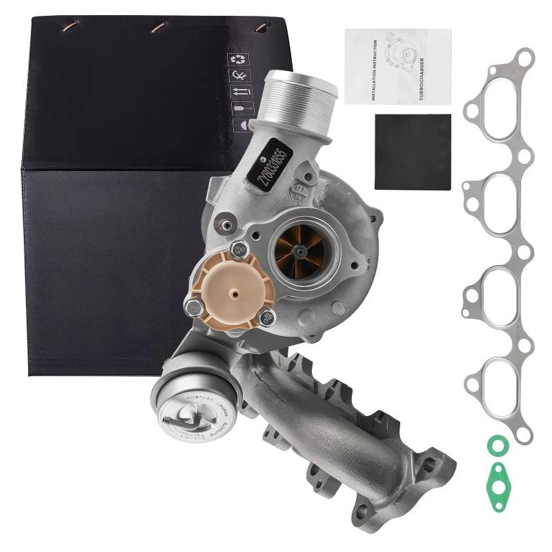 YPLVWSOYQ Abgasturbolader Kompatibel Mit Opel Für Astra H Für Caravan Für GTC Für Twintop 1.6 Für Turbo 1598 CCM 132 KW 180 PS 2007- Turbolader K03 53039700110, 53039710110 von YPLVWSOYQ