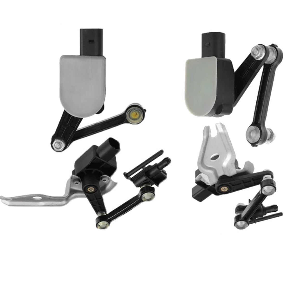 YPLVWSOYQ Auto Höhenniveausensor Kompatibel Mit VW Für Touareg 7L6616213C Auto Luftfederung Höhensensor Vorne Hinten Höhenstandsensor Höhensensor 7L6616214C(4 pcs) von YPLVWSOYQ