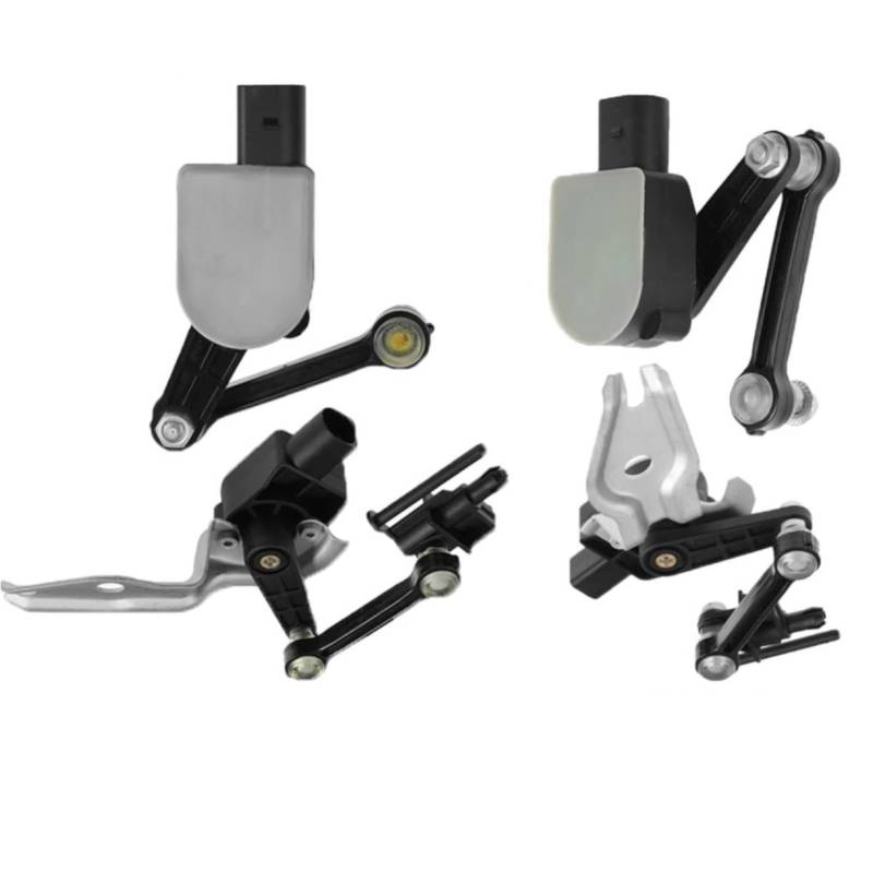 YPLVWSOYQ Auto Höhenniveausensor Kompatibel Mit VW Für Touareg 7L6616213C Auto Luftfederung Höhensensor Vorne Hinten Höhenstandsensor Höhensensor 7L6616214C(4 pcs) von YPLVWSOYQ
