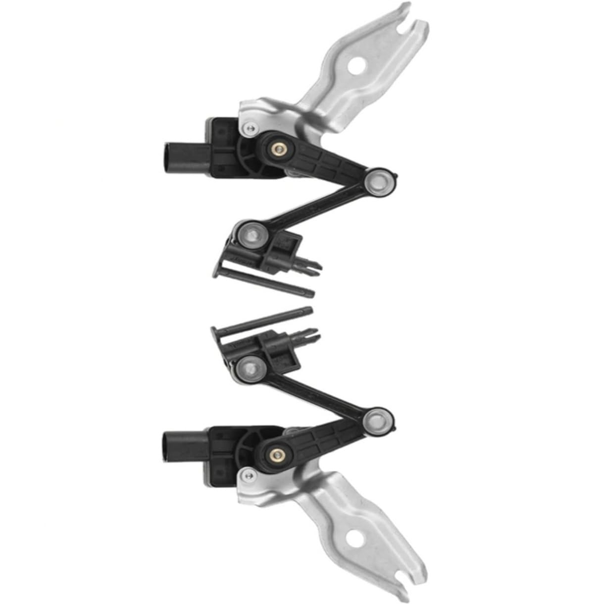 YPLVWSOYQ Auto Höhenniveausensor Kompatibel Mit VW Für Touareg Front Air Suspension Level Sensor 7L6616213C Height Level Control Sensor Ersatz 7L6616214C(A Pair (FL FR)) von YPLVWSOYQ