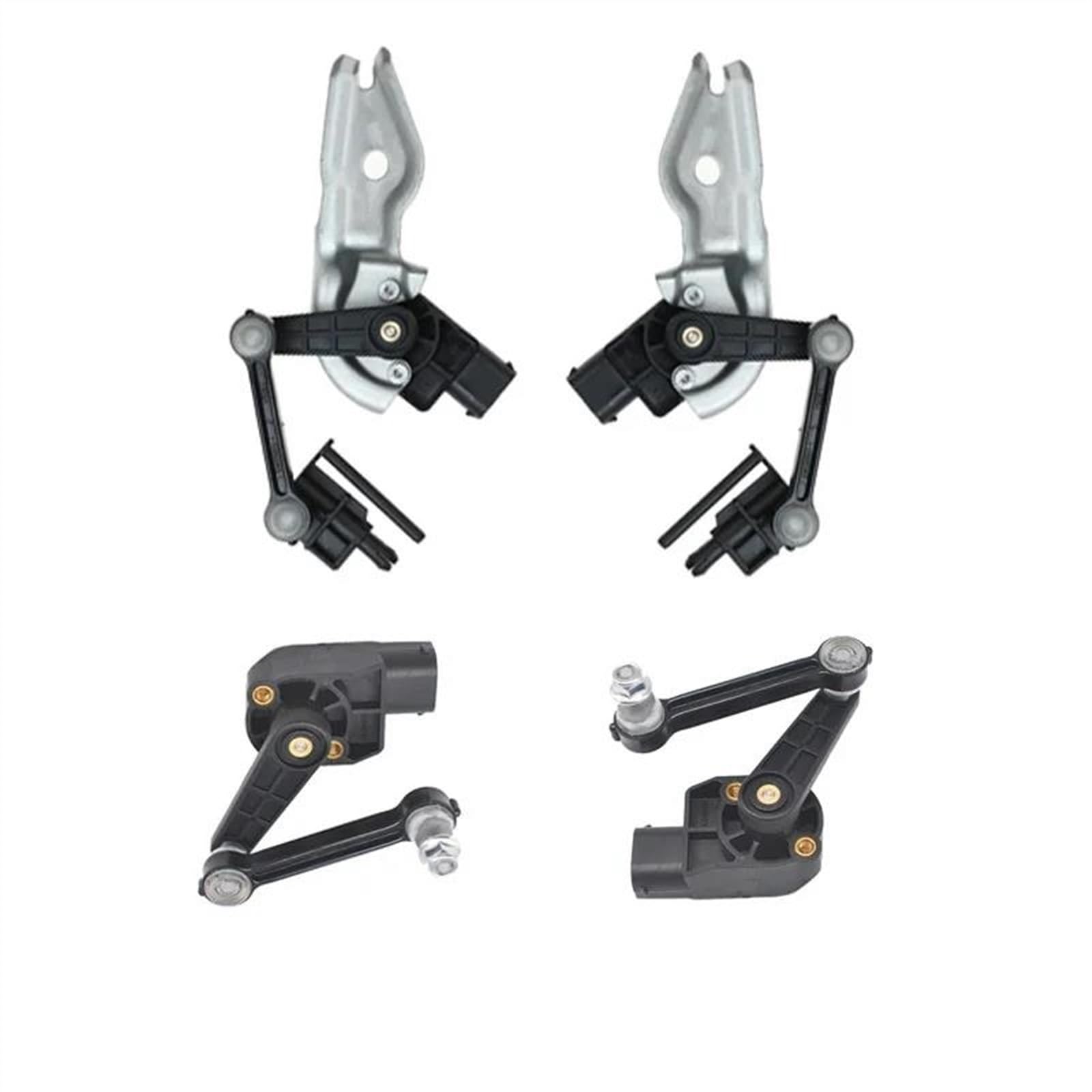 YPLVWSOYQ Auto Höhenniveausensor Kompatibel Mit Vw Für Touareg 7L OE: 7L0616214C 7L0616213C 7L0616213D 7L0616571D Auto Luftfederung Höhenniveausensor Federungsebene Höhensensor(4PCS) von YPLVWSOYQ