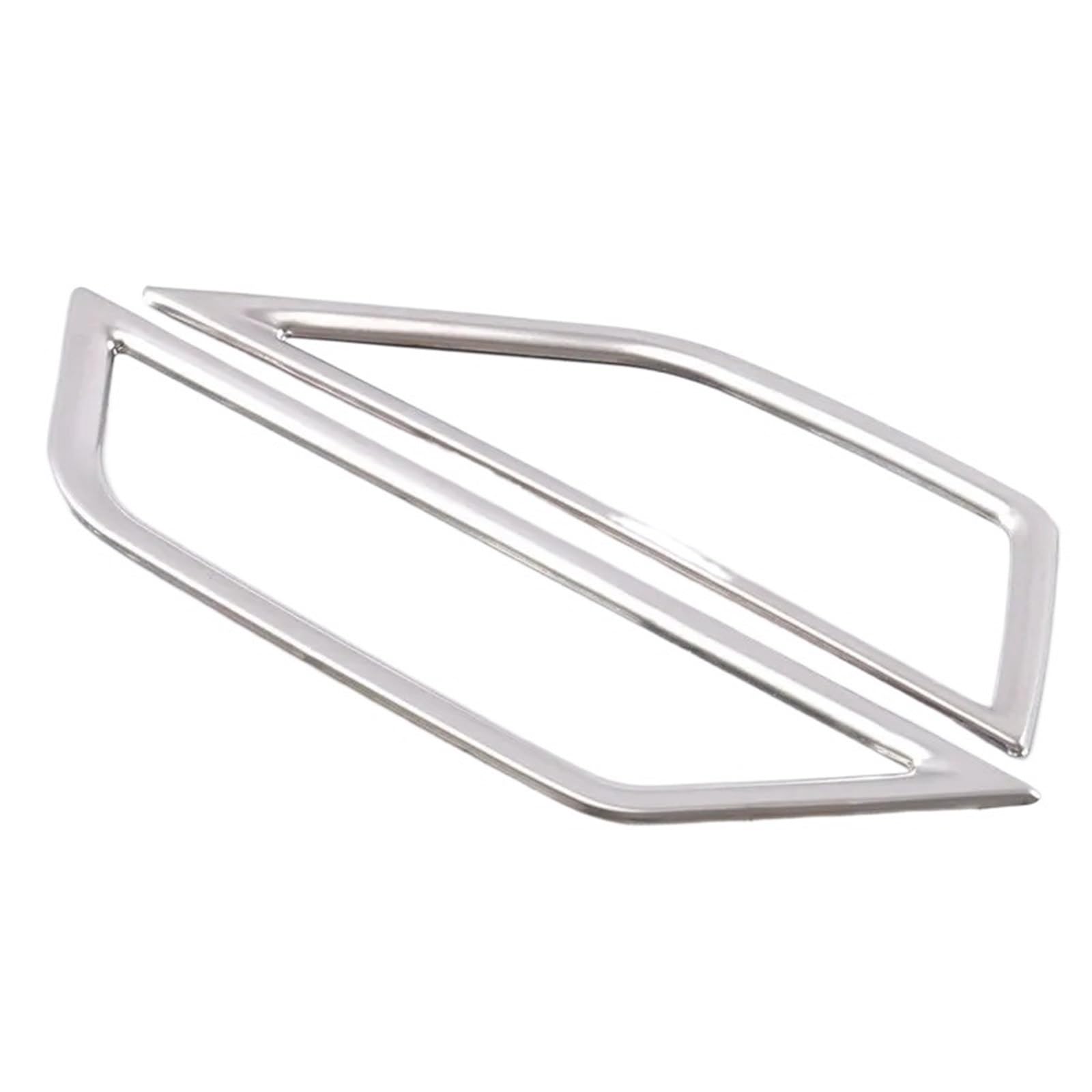 YPLVWSOYQ Kompatibel Mit VW Für Tiguan 2 MK2 2017 2018 2019, Zierleisten, Klimaanlagen-Auslassabdeckungen, Innendekoration, Ringaufkleber, Auto-Styling-Formteile Klimaanlage Outlet Trim(Silver) von YPLVWSOYQ