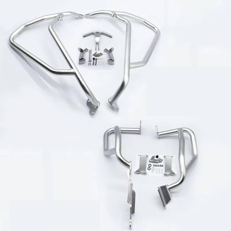 YPLVWSOYQ Motorrad Sturzbügel Kompatibel Mit CRF1100L Für Africa Für Twin Für Adventure Sport 2020 2021 2022 2023 Motorradzubehör Highway Motorschutz Stoßstange Crash Bar(1 Set) von YPLVWSOYQ