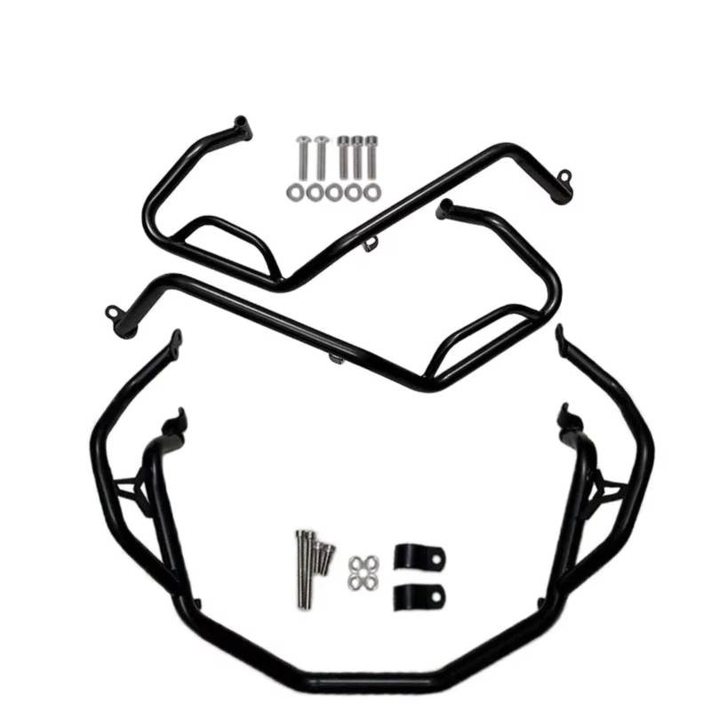 YPLVWSOYQ Motorrad Sturzbügel Kompatibel Mit XADV750 2017 2018 2019 2020 Motorradmotor Unterer Oberer Sturzbügel Motorstoßstangenrahmen Schutzbügelsatz Motorradstoßstange(1 Set) von YPLVWSOYQ