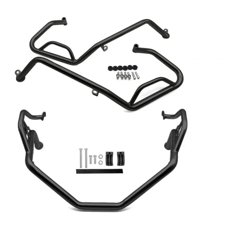 YPLVWSOYQ Motorrad Sturzbügel Kompatibel Mit XADV750 2021 2022 2023 2024 Motorradzubehör Motor Autobahnschutz Rahmenschutz Sturzbügel Motorradverkleidung Stoßstange(Black,1 Set) von YPLVWSOYQ
