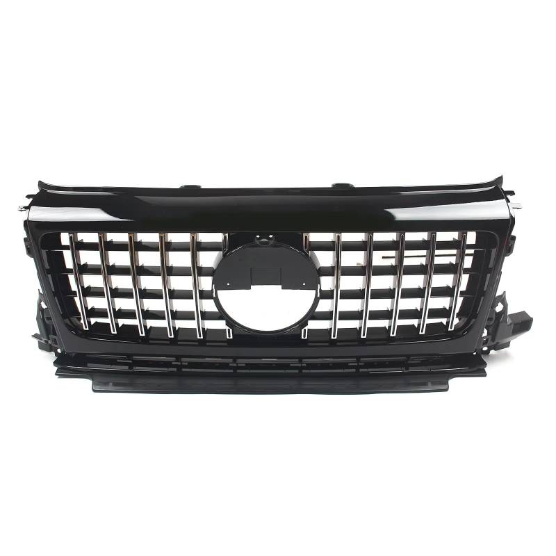 YPLVWSOYQ Nieren Kühlergrille Kompatibel Mit Benz Für W464 G63 Für AMG 2019 2020 2021 2022 2023 Autozubehör Frontstoßstange Oberer Grill Renngrill Außenteil(Silver) von YPLVWSOYQ