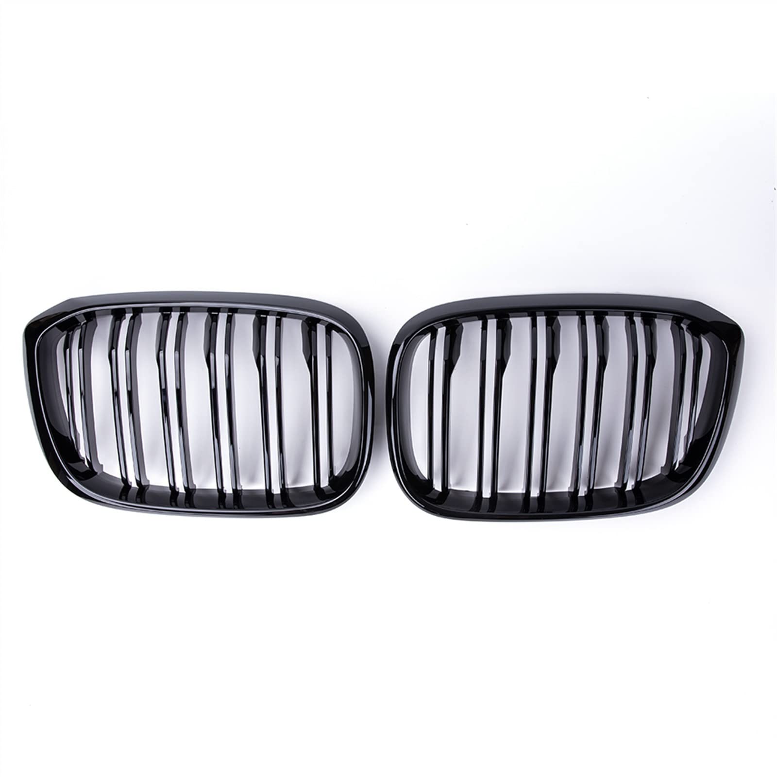YPLVWSOYQ Nieren Kühlergrille Kompatibel Mit E46 G01 G02 G08 X3 X4 2017 2018 2019 2020 2021 Auto Niere Grill Abdeckhaube Grill Lufteinlass Grill Frontgrills(Gloss Black) von YPLVWSOYQ