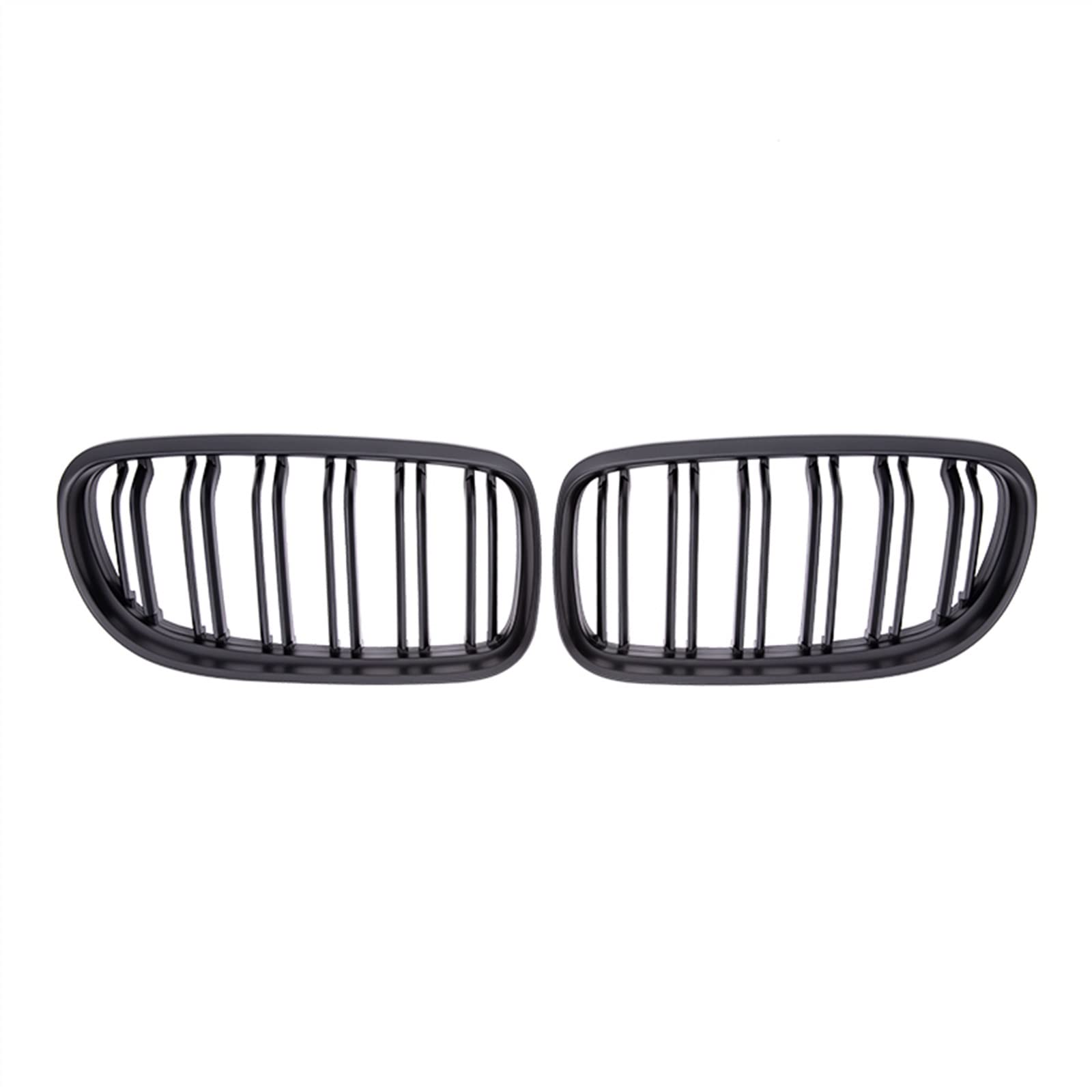 YPLVWSOYQ Nieren Kühlergrille Kompatibel Mit E90 2009 2010 2011 2012 Obere Kühlergrillabdeckung Stoßfängerhaube Auto Front Nierengrill Lufteinlassgrill Doppellamellengrill(Matte Black) von YPLVWSOYQ
