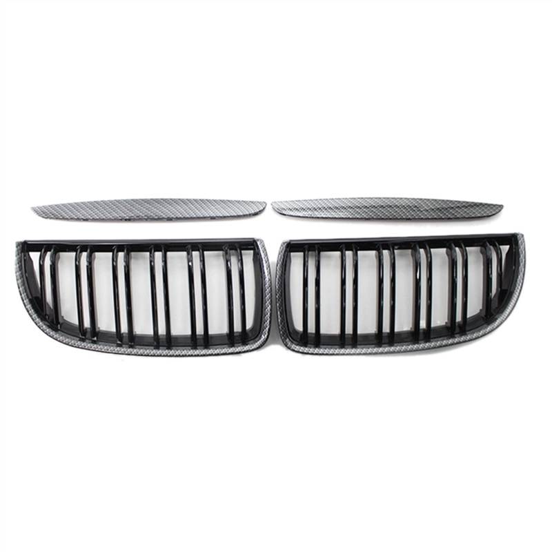 YPLVWSOYQ Nieren Kühlergrille Kompatibel Mit E90 E91 2005 2006 2007 2008 Auto Lufteinlassgitter Oberer Grill Stoßstange Haubenabdeckung Vorderer Nierengrill von YPLVWSOYQ