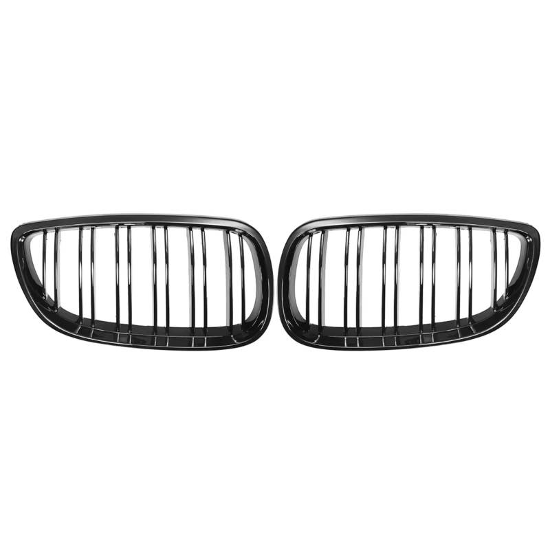 YPLVWSOYQ Nieren Kühlergrille Kompatibel Mit Für E92 E93 M3 2006 2007 2008 2009 Frontstoßstange Nierengrill Dual Line Grille Car Styling Renngitter Ersatzteil von YPLVWSOYQ