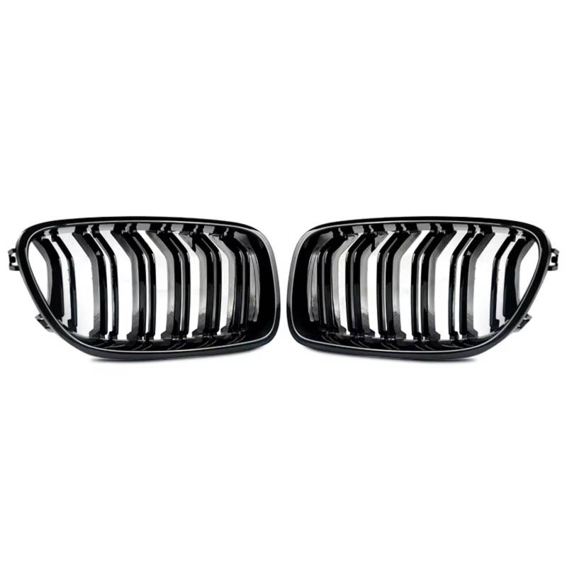 YPLVWSOYQ Nieren Kühlergrille Kompatibel Mit Für F10 F11 F18 M5 520d 530d 540i 528i 535i 5er Serie 2010–2016. Auto-Frontstoßstange, Doppelte Nierengrills, Renngrill von YPLVWSOYQ
