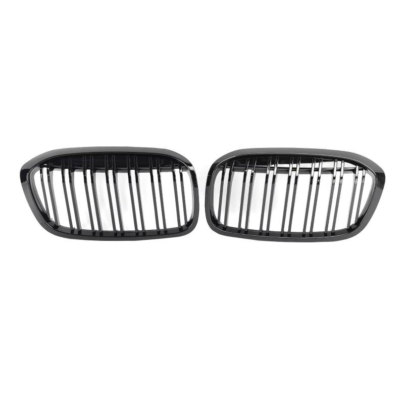 YPLVWSOYQ Nieren Kühlergrille Kompatibel Mit Für F45 F46 2er-Serie 2018 2019 2020 2021. Auto Glänzend Schwarz Vorne, Nieren-Stoßstangengrill, Racing-Kühlergrill, Netzgitter von YPLVWSOYQ