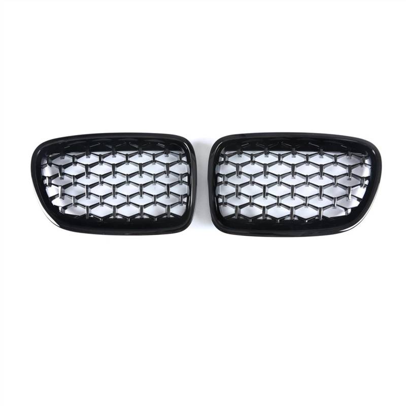 YPLVWSOYQ Nieren Kühlergrille Kompatibel Mit GT F07 2009 2010 2011 2012 2013 2014 2015 2016 2017 Auto Snap-on Air Intake Grill Front Kidney Grills Obere Grillabdeckung(Gloss Black) von YPLVWSOYQ