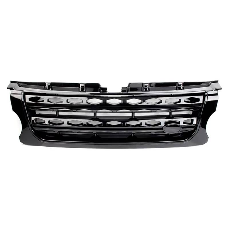 YPLVWSOYQ Nieren Kühlergrille Kompatibel Mit Land Für Rover Für Discovery 4 2014 2015 2016 LR057534 Auto-Front-Racing-Grill Frontstoßstange Honey Comb Mesh Grille Grill(Black) von YPLVWSOYQ