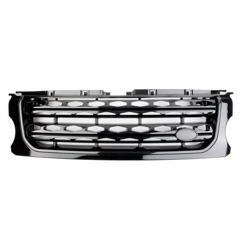 YPLVWSOYQ Nieren Kühlergrille Kompatibel Mit Land Für Rover Für Discovery 4 2014 2015 2016 LR057534 Auto-Front-Racing-Grill Frontstoßstange Honey Comb Mesh Grille Grill(Black+Silver) von YPLVWSOYQ