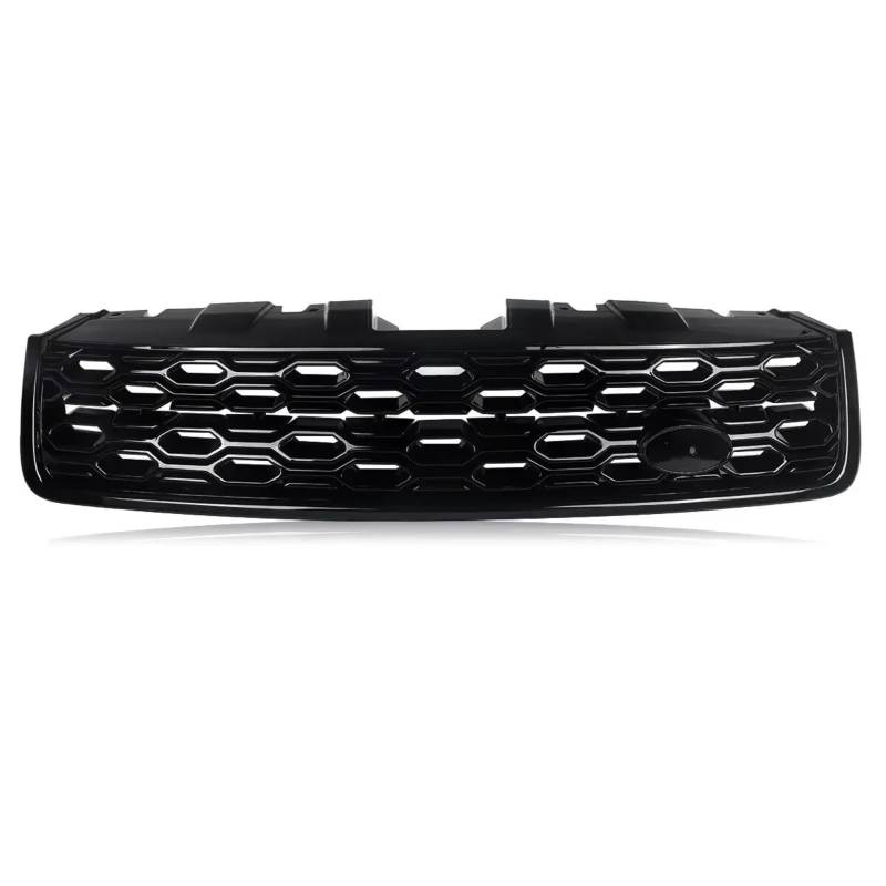 YPLVWSOYQ Nieren Kühlergrille Kompatibel Mit Land Für Rover Für Discovery Sport 2016 2017 2018 2019, Auto-Frontgrill, Lufteinlassgitter, Glänzend Schwarzer Oberer Stoßstangengrill von YPLVWSOYQ