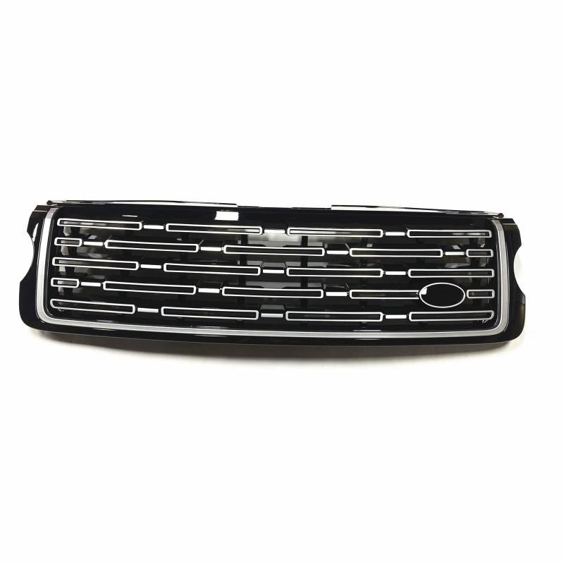 YPLVWSOYQ Nieren Kühlergrille Kompatibel Mit Land for Rover Für Range for Rover Für Vogue L405 2013 2014 2015 2016 2017 Auto Obere Stoßstange Ansaughaube Mesh Grid Racing Grills von YPLVWSOYQ