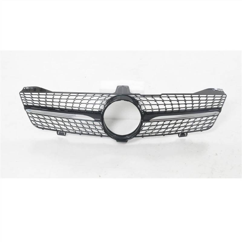 YPLVWSOYQ Nieren Kühlergrille Kompatibel Mit Mercedes Für Benz CLS-Klasse Für W219 CLS350 CLS500 CLS600 2005 2006 2007 2008 Obere Grillabdeckung Auto Front Air Intake Grill(Black) von YPLVWSOYQ
