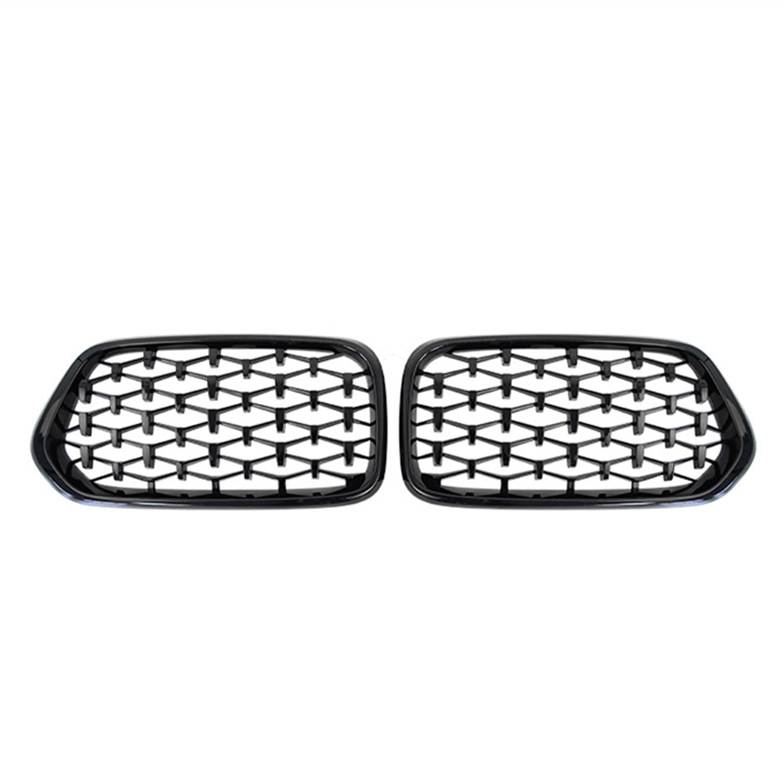 YPLVWSOYQ Nieren Kühlergrille Kompatibel Mit X2 F39 2018 2019 2020 2021 2022 Auto-Snap-on-Obergrillabdeckung Front-Nierengitter Stoßfängerhaube(Gloss Black) von YPLVWSOYQ