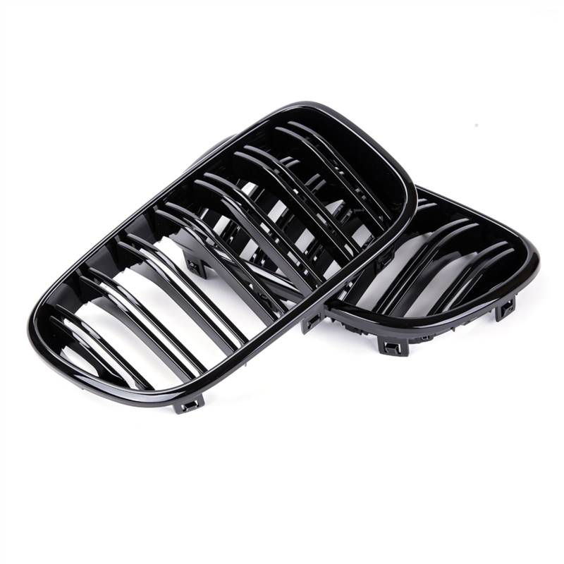 YPLVWSOYQ Nieren Kühlergrille Kompatibel Mit X3 F25 2010 2011 2012 2013 Obere Kühlergrillabdeckung Lufteinlassgrill Auto Front Nierengitter Stoßfängerhaube(Gloss Black) von YPLVWSOYQ