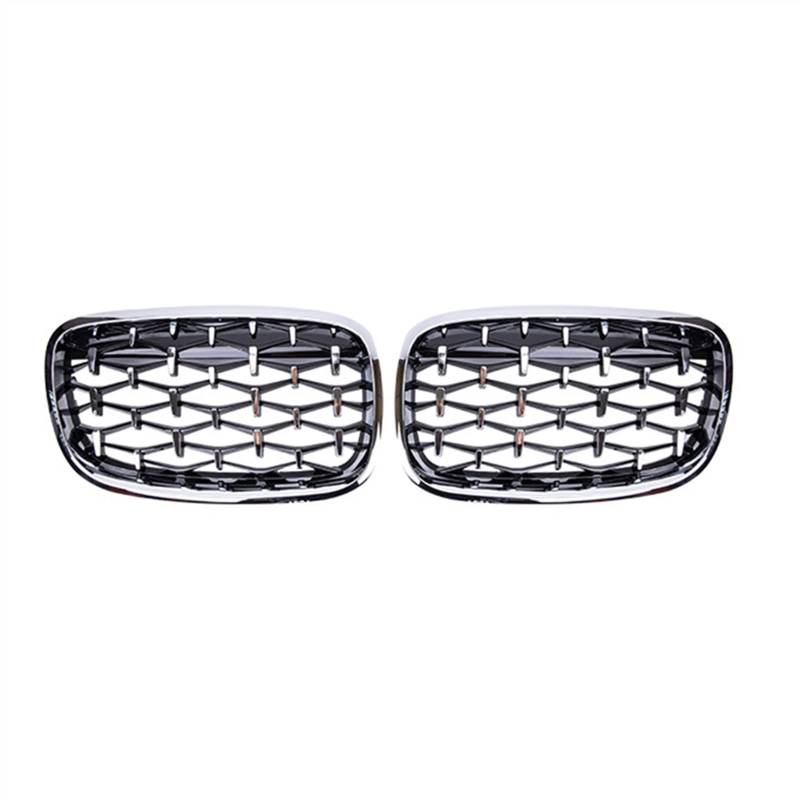YPLVWSOYQ Nieren Kühlergrille Kompatibel Mit X5 E70 / X6 E71 5er 2008 2009 2010 2011 2012 2013 Nierengitter Lufteinlass Grill Auto Frontgitter Stoßstange Haube von YPLVWSOYQ