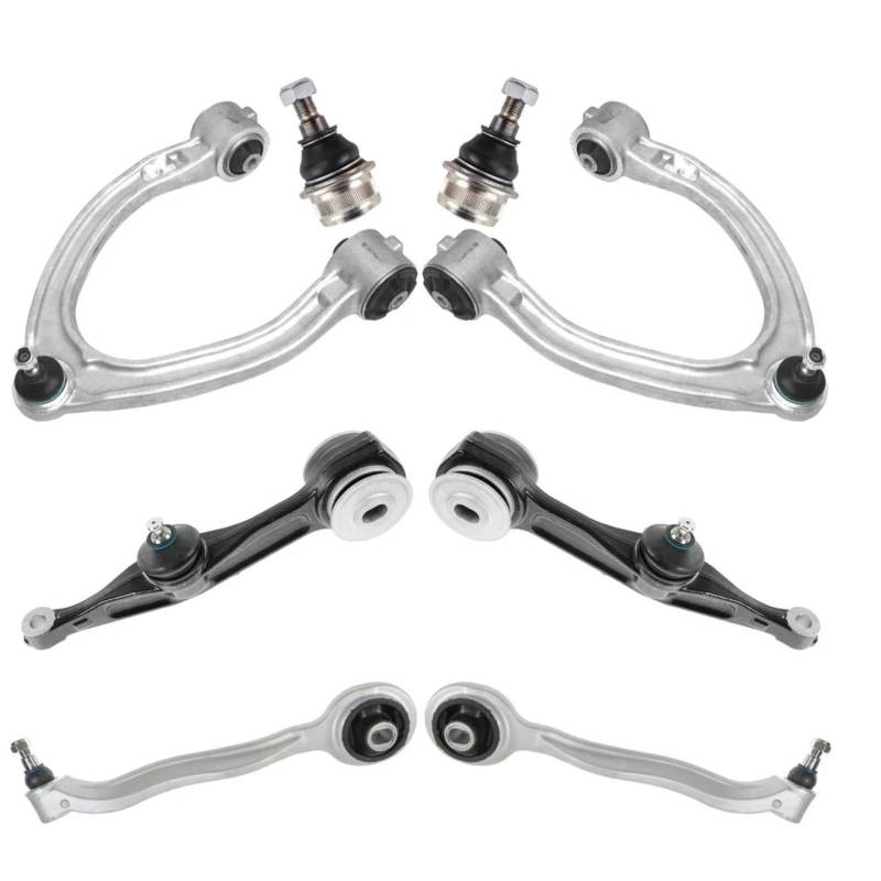 YPLVWSOYQ Querlenker vorne Oben Kompatibel Mit Benz Für W220 W221 Für S55 Für AMG S600 2001 2002 2003 2004 2005 2006 Vorderer Oberer Unterer Querlenker Mit Kugelgelenk 2203301407 2203301507 von YPLVWSOYQ