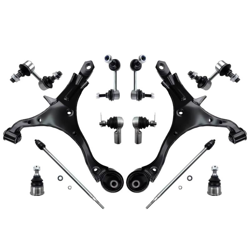 YPLVWSOYQ Querlenker vorne Oben Kompatibel Mit CR-V 2WD 2002 2003 2004 2005 2006, Vorderer Unterer Querlenker, Endglied, Kugelgelenke, Aufhängung, Stabilisator, Endglied K640399 K640400 von YPLVWSOYQ
