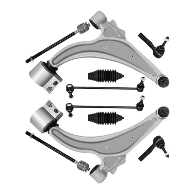 YPLVWSOYQ Querlenker vorne Oben Kompatibel Mit Chevrolet Für Cruze Für Volt 2011 2012 2013 2014 2015 10 Stück Vorderer Unterer Querlenker Kugelgelenk Spurstangenmanschette K750519 EV800884 ES800949 von YPLVWSOYQ