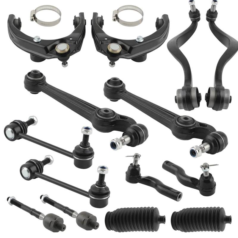 YPLVWSOYQ Querlenker vorne Oben Kompatibel Mit Ford Für Fusion 2007 2008 2009 2010, Vorderer Oberer Unterer Querlenker, Aufhängung, Stabilisator, Spurstangen, Links K620149 K620492 ES800102 von YPLVWSOYQ