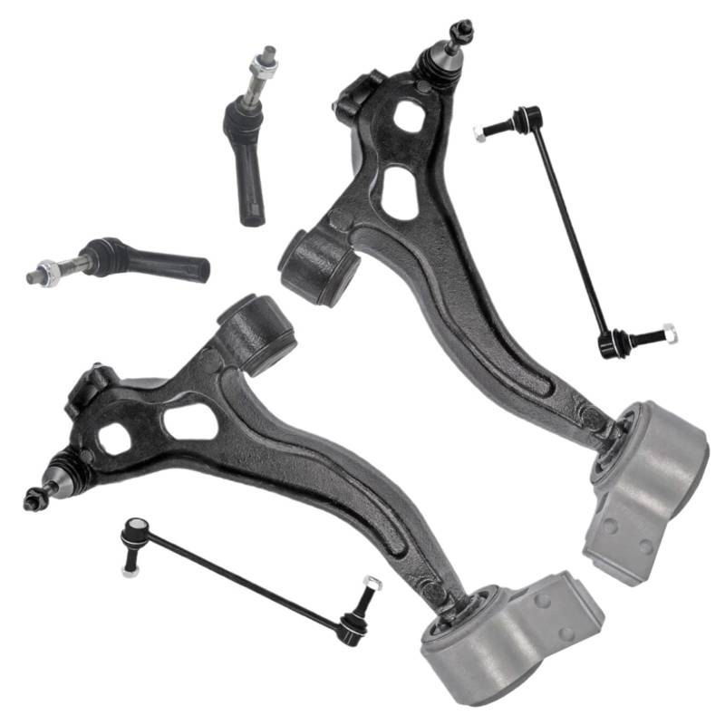 YPLVWSOYQ Querlenker vorne Oben Kompatibel Mit Ford Für Taurus Für Flex 2010 2011 2012 Auto Front Lower Arm Sway Bar Link Äußere Krawatte Stange Kit MS401122 MS401121 K750388 von YPLVWSOYQ
