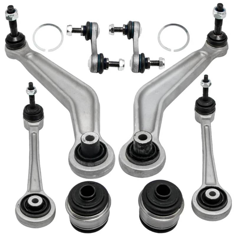 YPLVWSOYQ Querlenker vorne Oben Kompatibel Mit Für 5er-Serie Für E39 Limousine 1996–2003 Für E39 Für Kombi 1997–2004 Auto-Hinterradaufhängung Wishbone Track Control Arms Links 33321094209 von YPLVWSOYQ