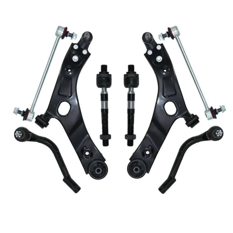 YPLVWSOYQ Querlenker vorne Oben Kompatibel Mit Hyundai Für Tucson 2010 2011 2012 2013, Vordere Untere Aufhängungsquerlenker-Kugelgelenke, Stabilisatorverbindungssatz CMS901211 CMS901210 von YPLVWSOYQ