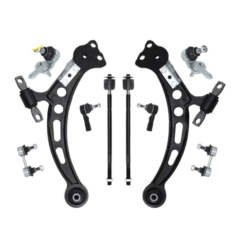 YPLVWSOYQ Querlenker vorne Oben Kompatibel Mit Lexus Für ES300 1992 1993 1994 1995 1996 Vorderradaufhängung Unterer Querlenker Spurstangenköpfe Vorwärtsverbindung Stabilisator RK640191 RK640192 von YPLVWSOYQ
