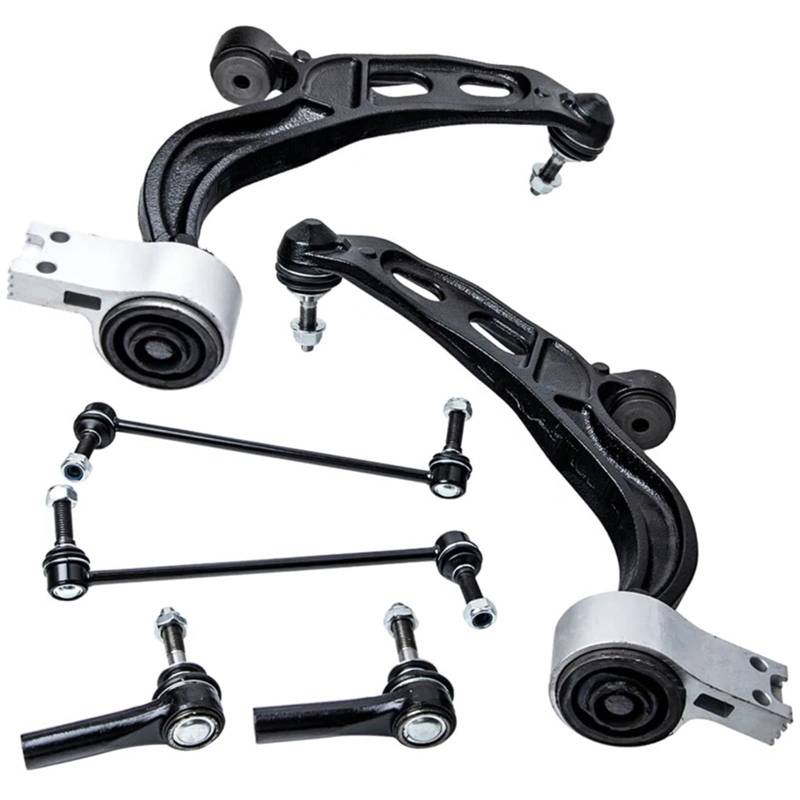 YPLVWSOYQ Querlenker vorne Oben Kompatibel Mit Lincoln Für MKS Für MKT AWD FWD 2010 2011 2012 OEM: MS401122 MS401121 K750388 K750389 ES800222 6 Stück Vorderer Unterer Querlenker Stabilisator von YPLVWSOYQ