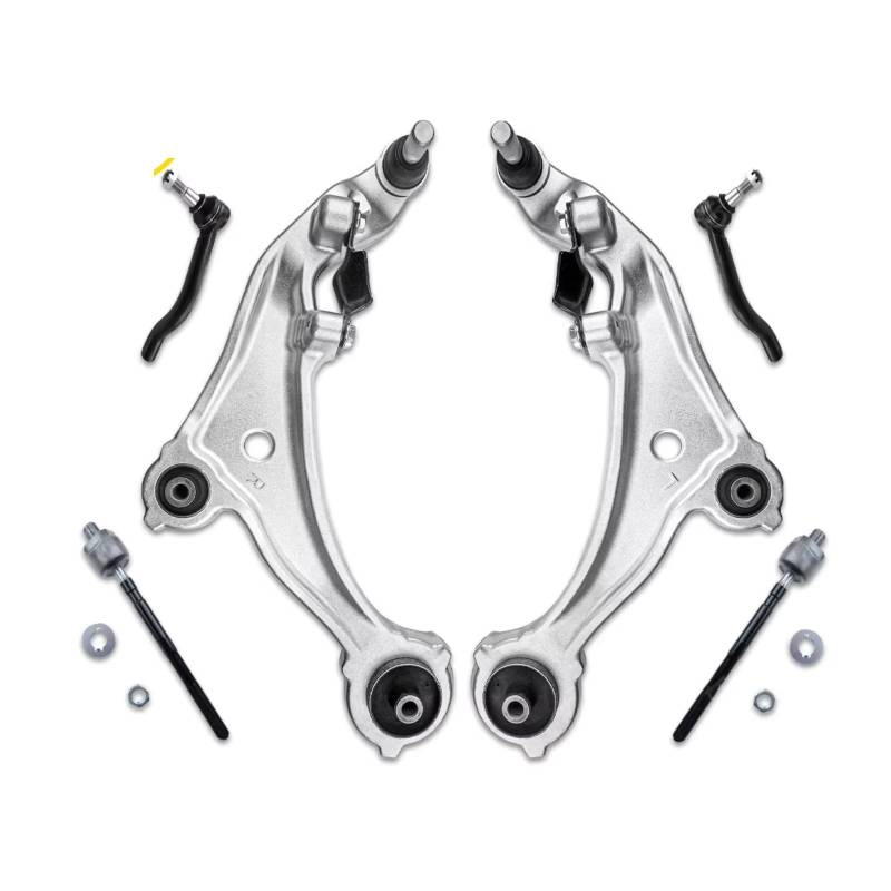 YPLVWSOYQ Querlenker vorne Oben Kompatibel Mit Nissan Für Altima 2007 2008 2009 2010 2011 2012 2013, Vorderer Unterer Querlenker, Innerer Äußerer Spurstangenkopf, Aufhängungs-Stabilisator-Kit von YPLVWSOYQ