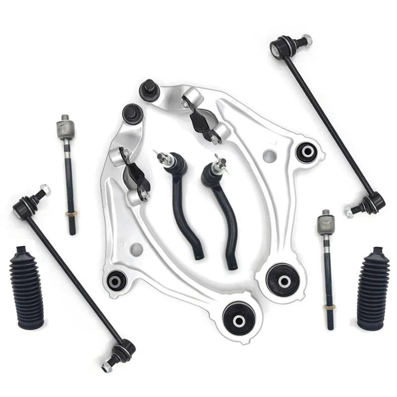 YPLVWSOYQ Querlenker vorne Oben Kompatibel Mit Nissan Für Murano 2009 2010 2011 2012 2013 2014. Vordere Untere Querlenker, Kugelgelenk, Aufhängungsstabilisator, Spurstangenmanschetten von YPLVWSOYQ