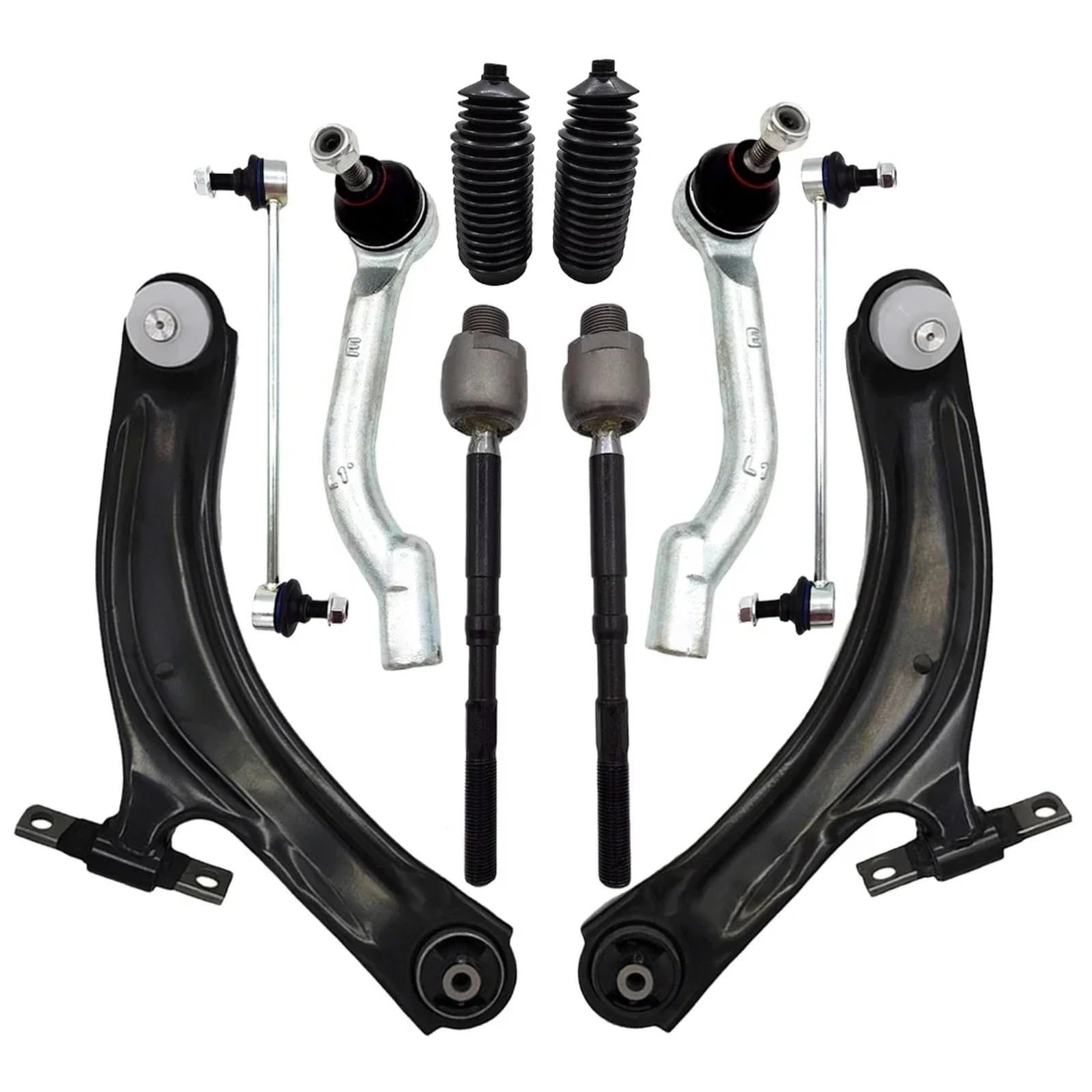 YPLVWSOYQ Querlenker vorne Oben Kompatibel Mit Nissan Für Rogue 2008 2009 2010 2011 2012 2013 Für Rogue Für Select 2014 2015 Auto-Frontlenker Sway Bar End Link Kit MS30194 MS30195 von YPLVWSOYQ