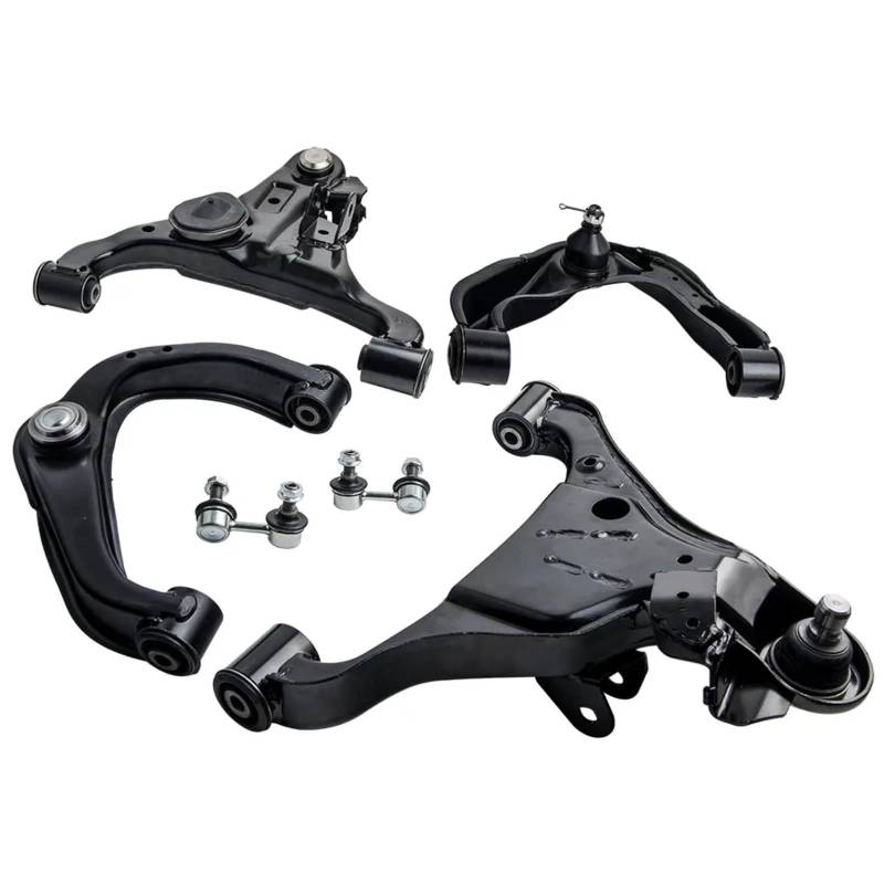 YPLVWSOYQ Querlenker vorne Oben Kompatibel Mit Suzuki Für Equator 2009 2010 2011 2012 Vorderer Oberer Unterer Querlenker Stabilisator-Verbindungssatz K621245 K621246 K620372 K620371 K80470 K80471 von YPLVWSOYQ