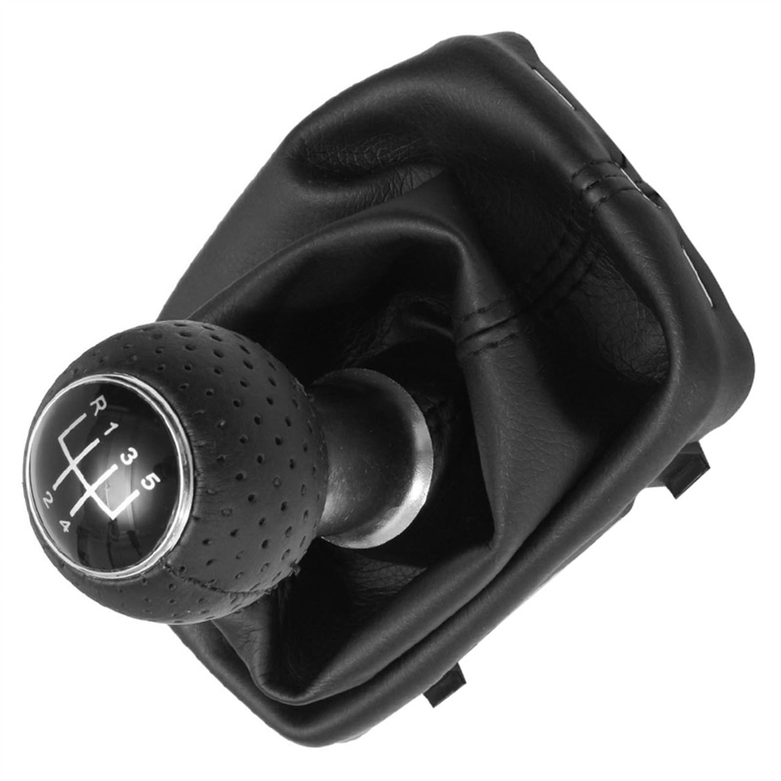 YPLVWSOYQ Schaltknaufkopf Automatik Kompatibel Mit A3 S3 8L 1.6L 2000 2001 2002 2003 Auto-Handbuch 5-Gang-Auto-Schaltknauf Gamasche Kofferraumabdeckung Schalthebel von YPLVWSOYQ